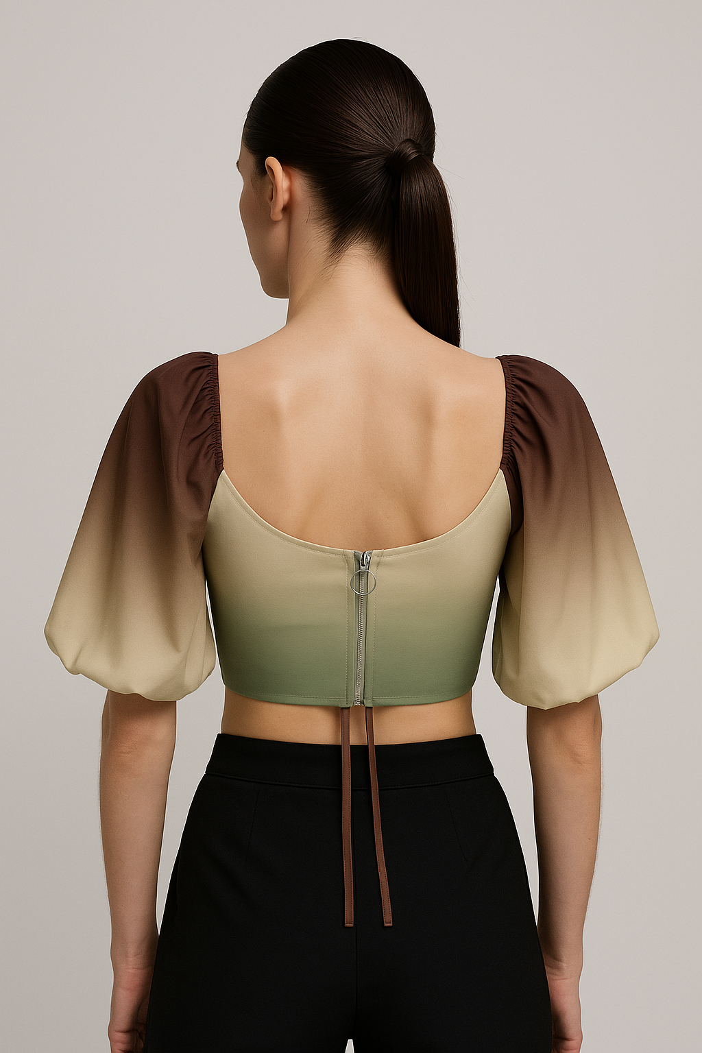 Drawstring Dagger Top