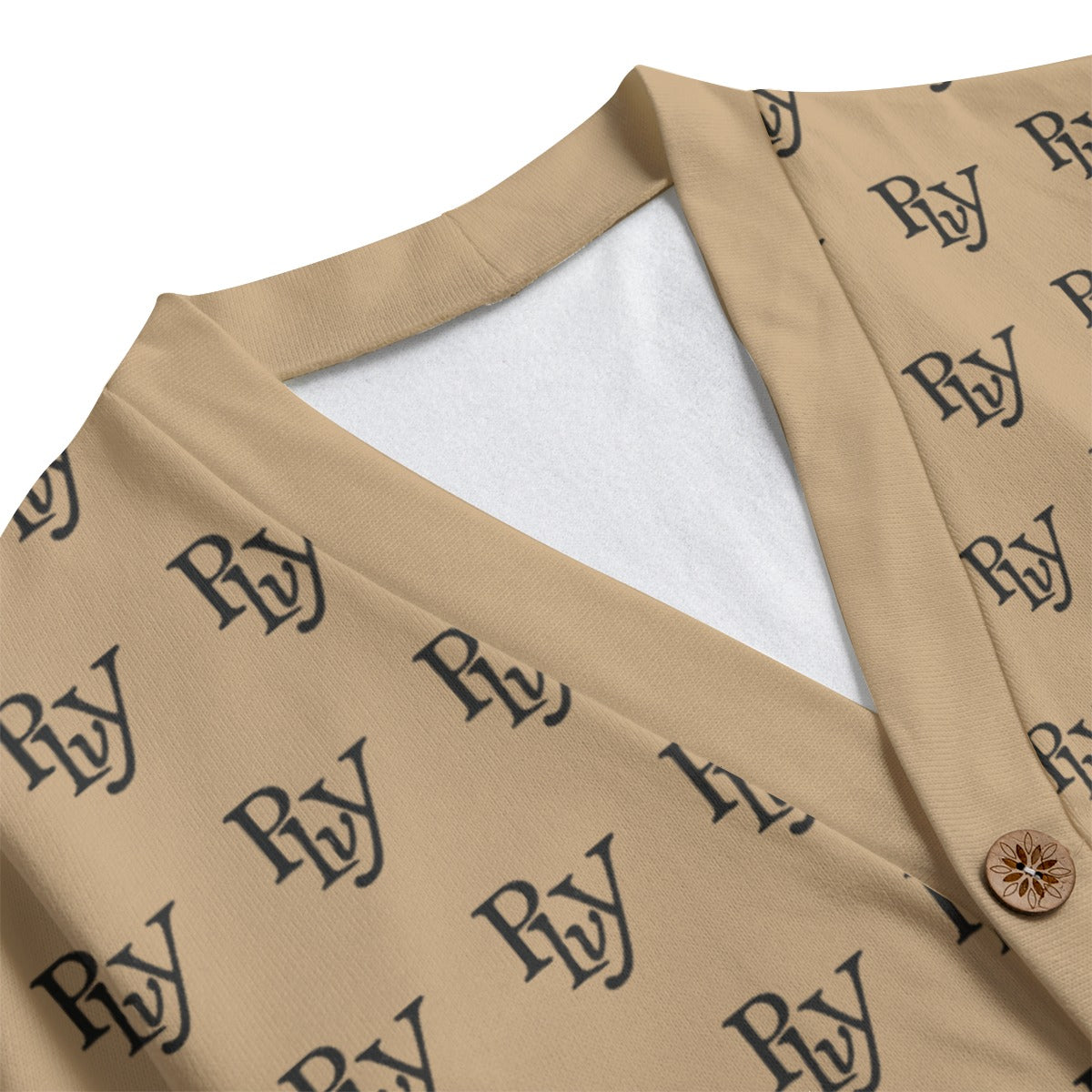 PLVY Monogram Cardigan