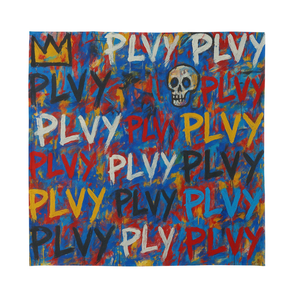 The Painted Pressure Silk Scarf