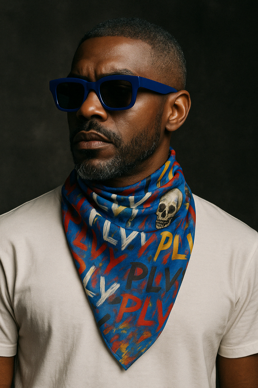 The Painted Pressure Silk Scarf
