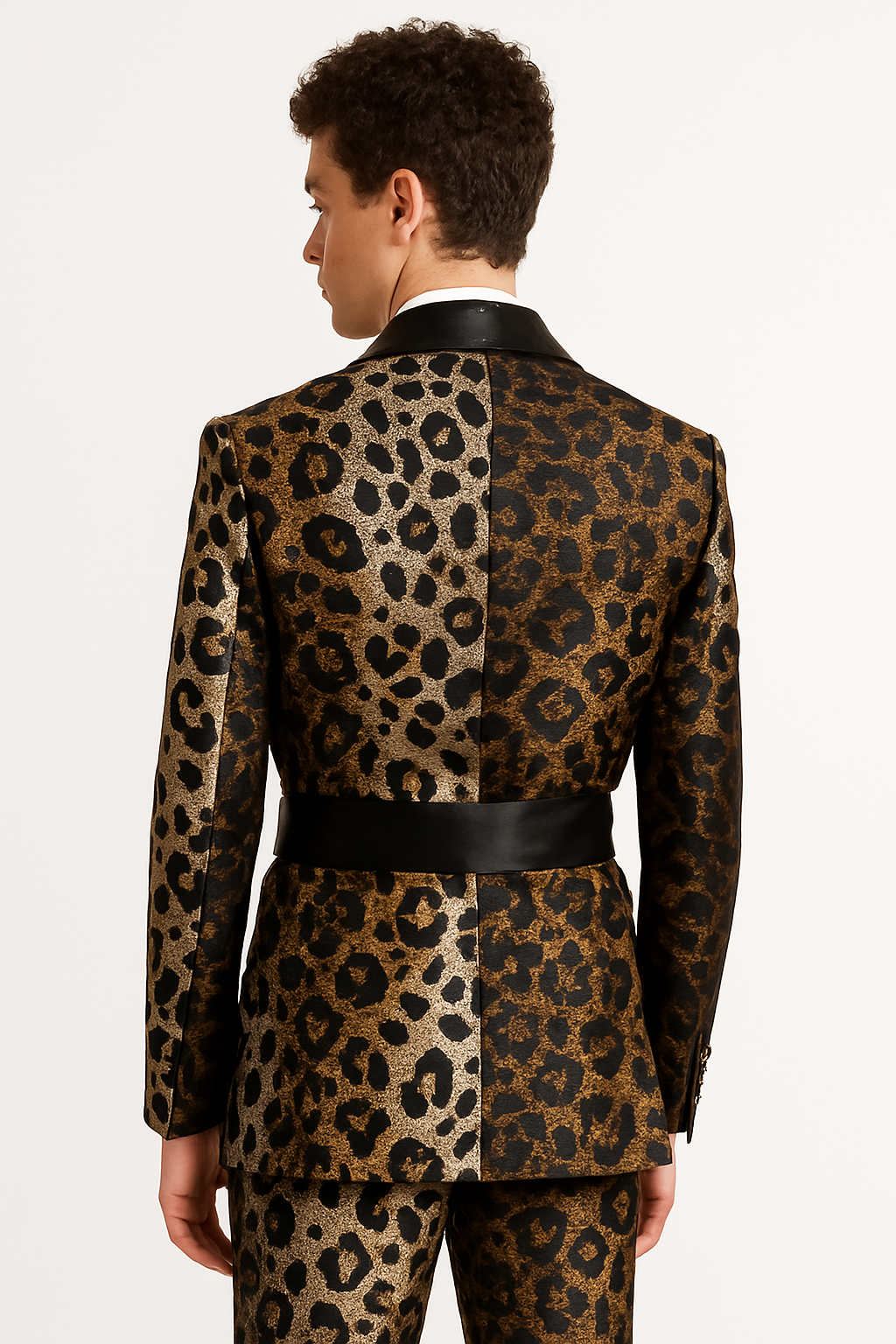 “NATiONAL THREAT” – Multicolor Cheetah Print Suit
