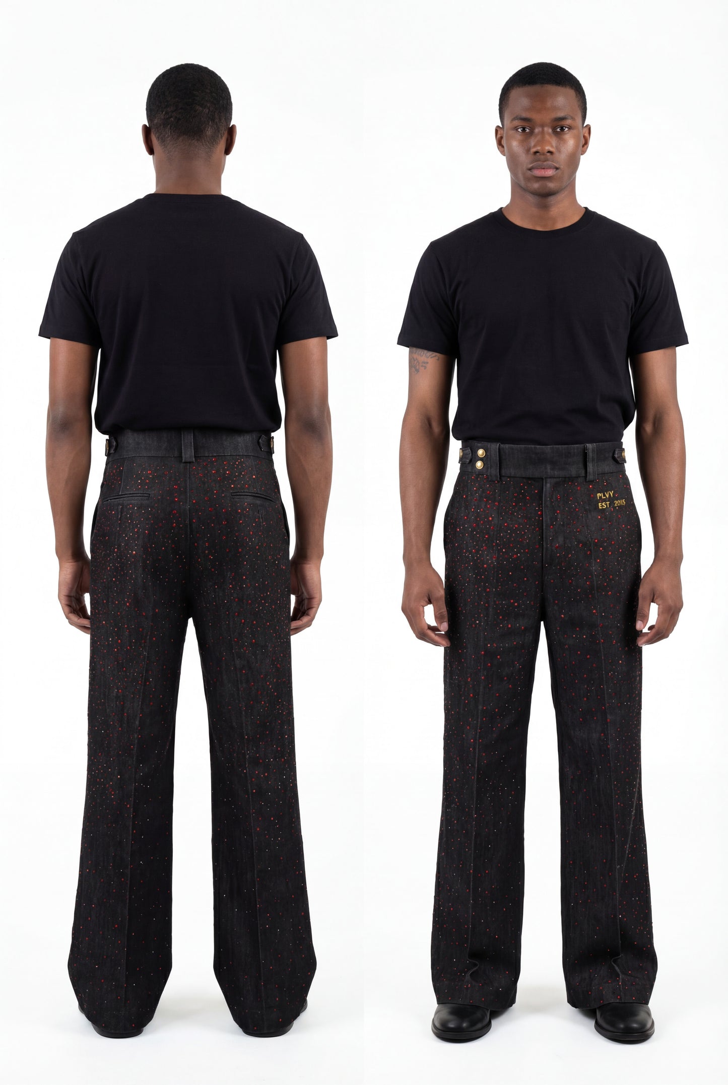 ANNIVERSARY RHINESTONE DENIM SET