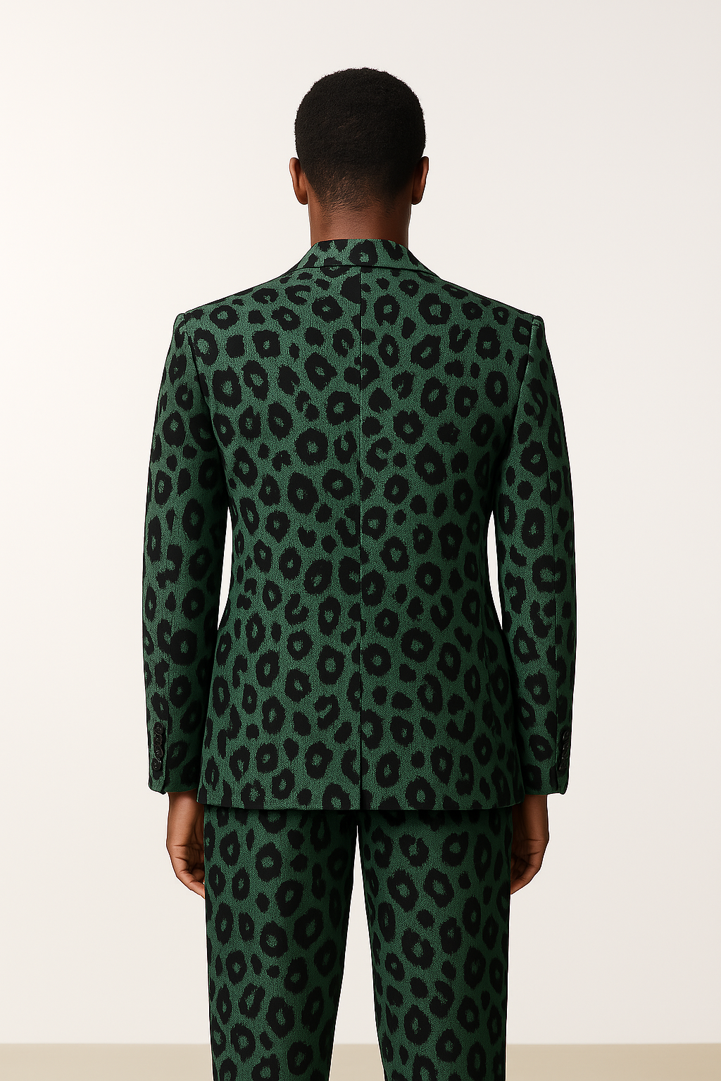 Jungle Formal Cheetah Denim Suit