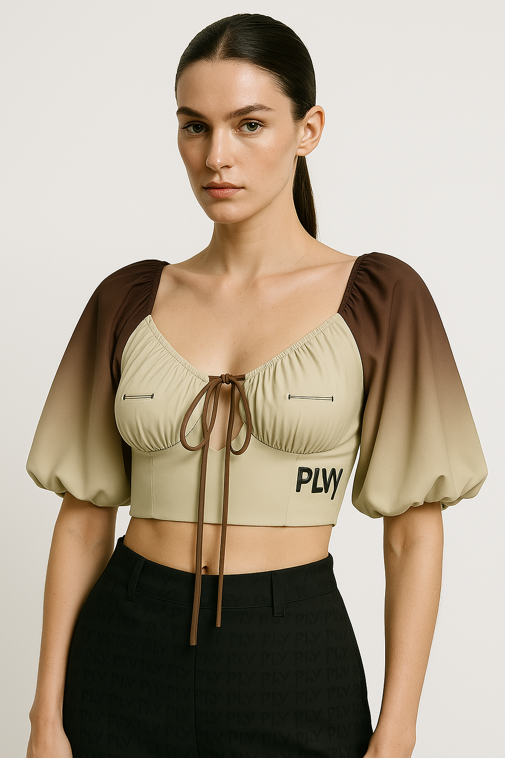 Drawstring Dagger Top