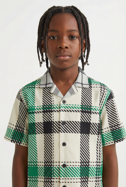 CROSSCHECK PLAID CAMP SHIRT