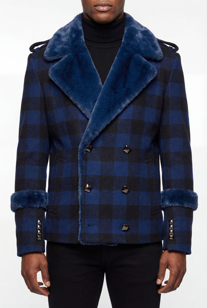 ROYAL HOSTILE FUR-PEACOAT
