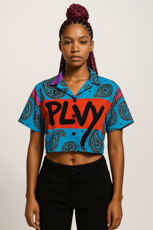 Paisley Pop Crop