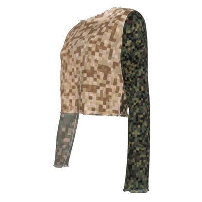 SOFT ARMOR Mesh Long Sleeves T-shirt