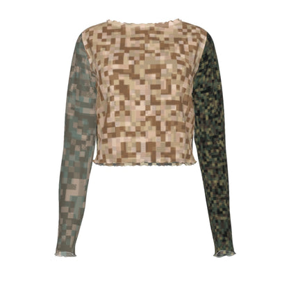 SOFT ARMOR Mesh Long Sleeves T-shirt