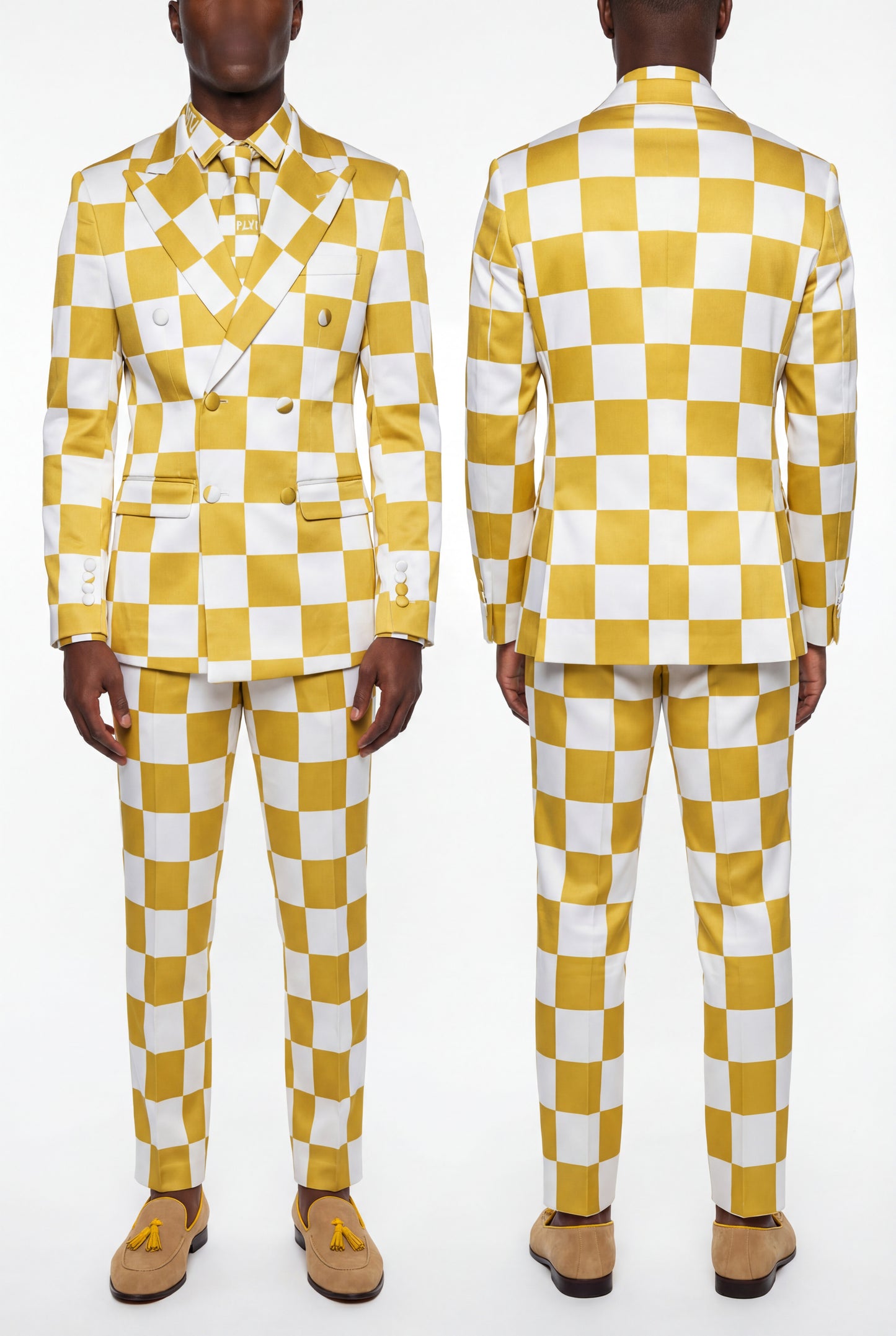 CHECKMATE DOUBLE BREASTED SUIT