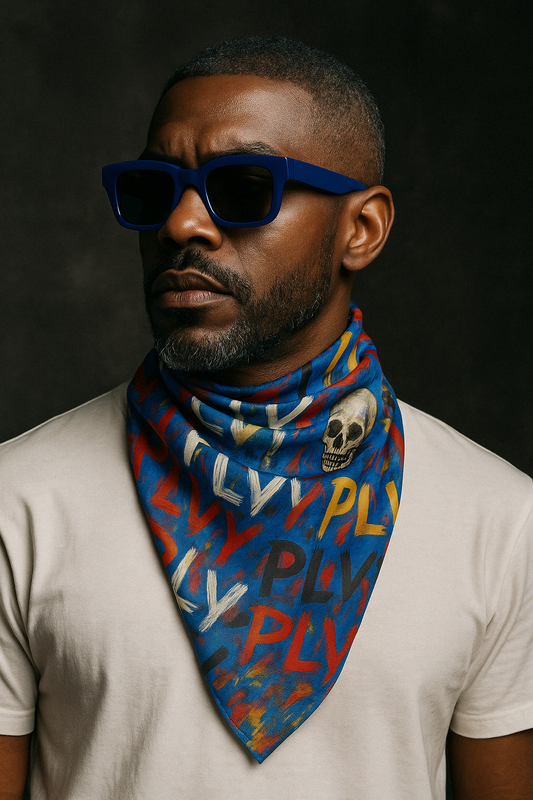 The Painted Pressure Silk Scarf