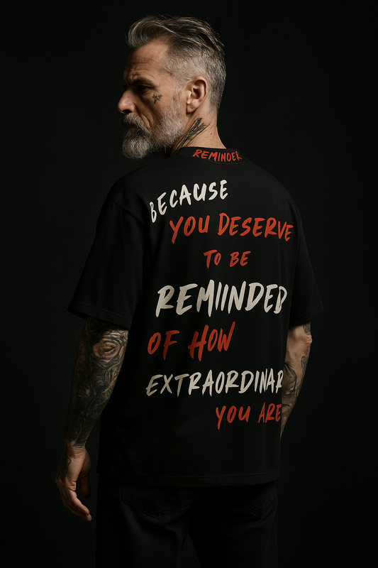 The REMiNDER Tee — Midnight Ink