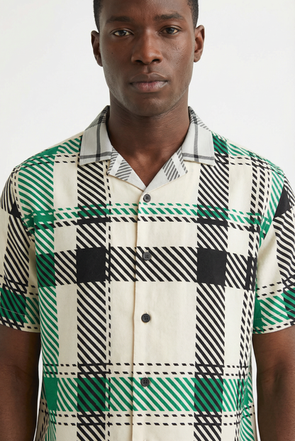 CROSSCHECK PLAID CAMP SHIRT