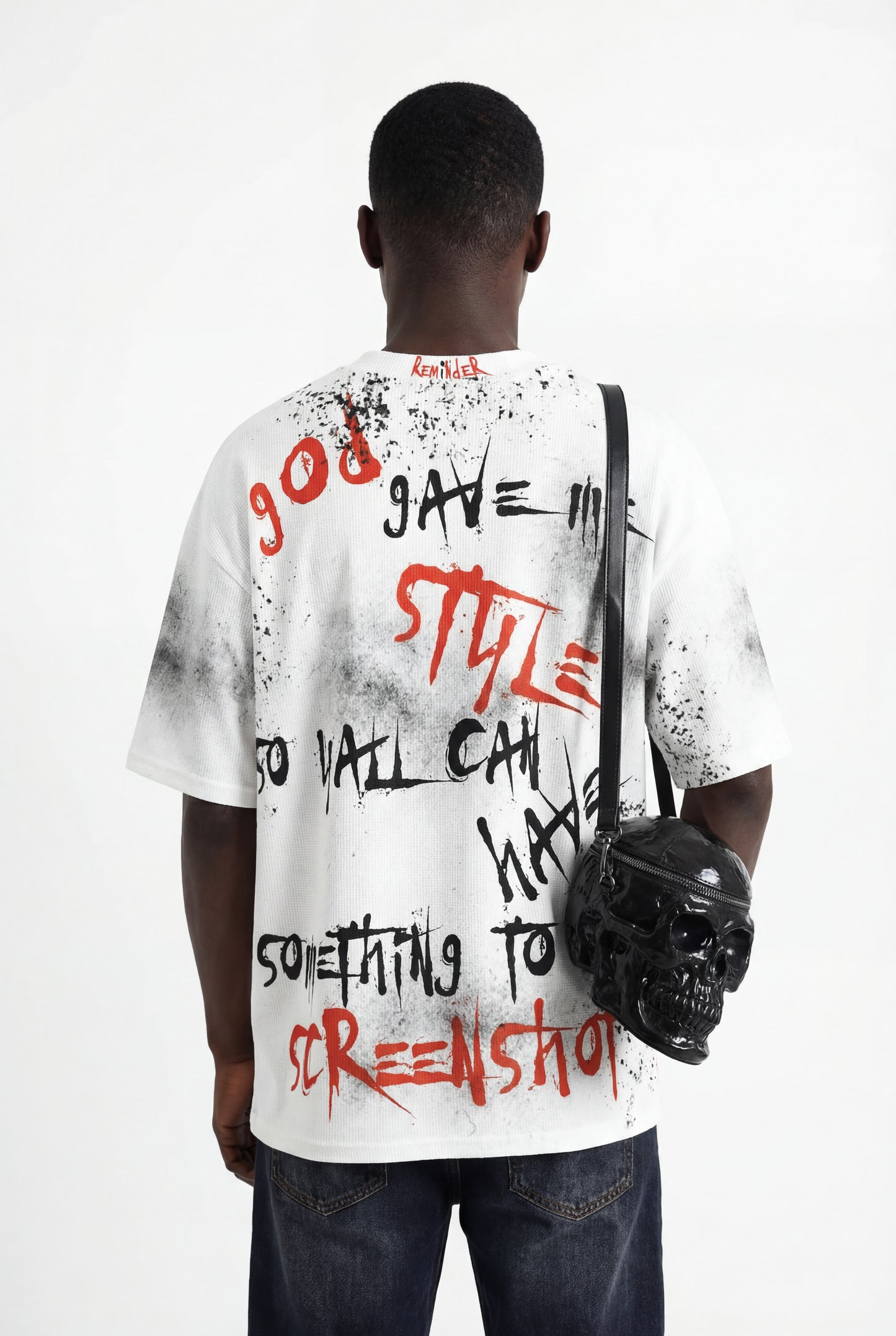 DEATH NOTICE SKULL CROSSBODY