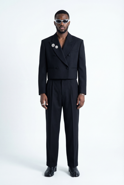 MIDNIGHT CROPPED COMMAND SUIT