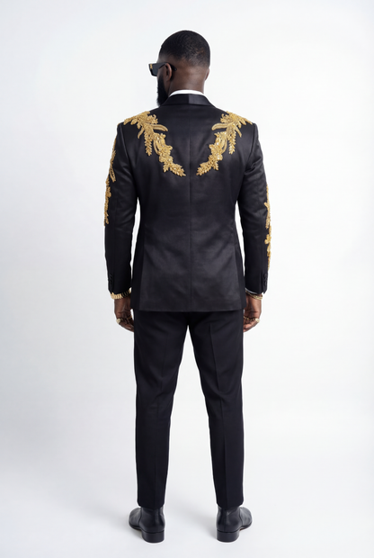 OBSIDIAN ROYAL EMBELLISHED SUIT