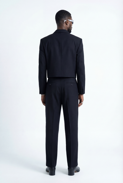 MIDNIGHT CROPPED COMMAND SUIT
