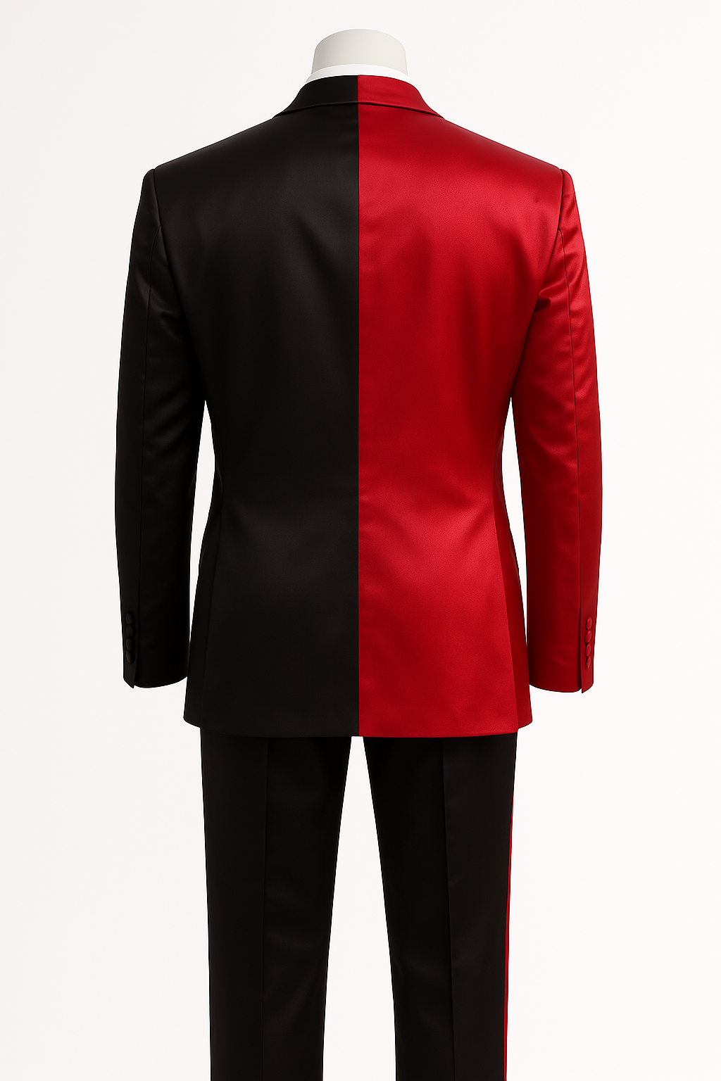 SiDE EYE – Red & Black Split Suit