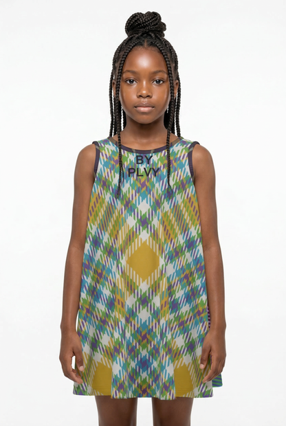 PLAID SWING DRESS