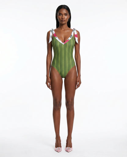 THE MELON MARTINI ONE PIECE SWIMSUIT